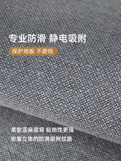 Yunpo Einstiegs-Teppich High-End 2025 Neues High-End-Rottür-Pad Anti-Rutsch-Fleckenfleckresistant ohne Waschentür Teppich Bruvie-youzi-15866 80x120 cm