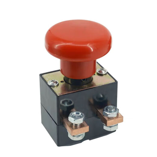 Emergency stop button Heli Zhongli emergency stop button switch DC emergency stop on and off power off electric four-wheel forklift universal 125A250A 125A-bilateral wiring (1 pack)