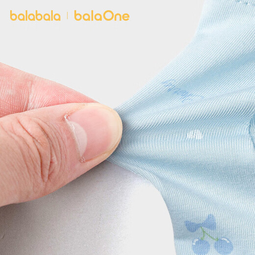 Bala Bala One girls underwear cotton children's triangle shorts medium and large children without clip PP2 menstrual pants red and blue tone 00368 160