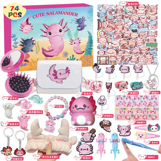 Shantou Lincun cross-border new product unicorn blind box hand-torn Christmas calendar children's outdoor fishing DIY building block toys XT-87 marine animal building block blind box