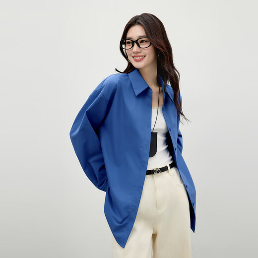 Qiushui Yiren Temperament Lapel Shirt 2025 Winter New Women's Fashion Simple Button Pocket Design Jacket