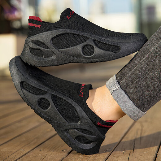 2025 New Men and Women Couple Outdoor Shoes Casual Breathable Beach Shoes Anti-Slip Shoes Fitness Indoor Yoga Mesh Shoes 2508 Gray 37