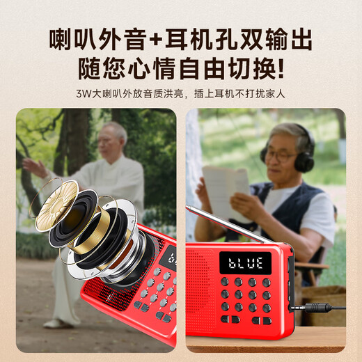 Newman (Newsmy) L1 radio for the elderly rechargeable plug-in card mini portable small opera player multi-functional small speaker 2025 new model