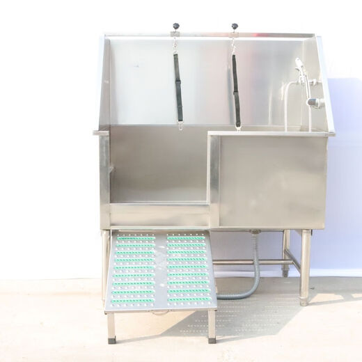 German Seiko multifunctional 304 waterproof dog washing pool pet shop bathing pool mobile integrated bathtub simple 304 steel 135*70*140