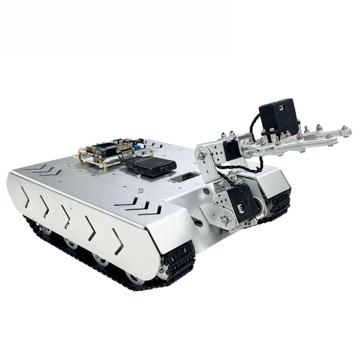 Lingle TS100L crawler type off-road shock-absorbing car ROS robot open source development platform unmanned vehicle chassis model customized model single chassis with electronic control + robotic arm version 11-wire Hall encoder