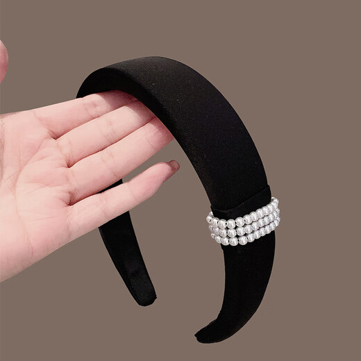 Dongyi's carefully selected headband for women Xu Yan's same style high-ceiling sponge headband, high-end, simple and exquisite, hair card headband outside washing face