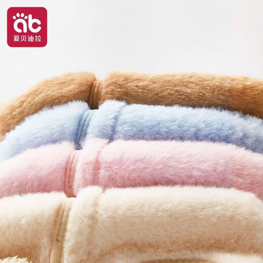 Aibedila Baby Floor Socks Children's Men's Velvet Thickened Anti-Slip Soft Soled Shoes Baby Shoes Toddler Shoes Baby Floor Socks Glacier Penguin 1 Pair One Size (L) (Recommended for 3-4 years old, suitable for feet 14.5-15.5cm long)