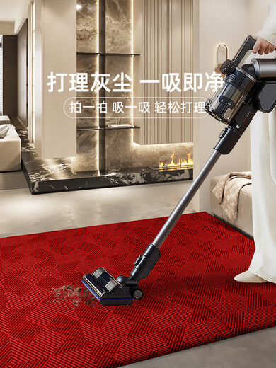 Yunpo Einstiegs-Teppich High-End 2025 Neues High-End-Rottür-Pad Anti-Rutsch-Fleckenfleckresistant ohne Waschentür Teppich Bruvie-youzi-15866 80x120 cm
