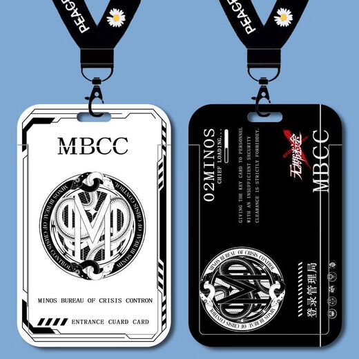 Missing MBCC Director ICON Student Carte Set Carte scolaire Bus Bus Carte de repas Carte de repas Carte d'eau Chaîne Key Chain B15838 Long Lanyard + Campus Carte Cluster