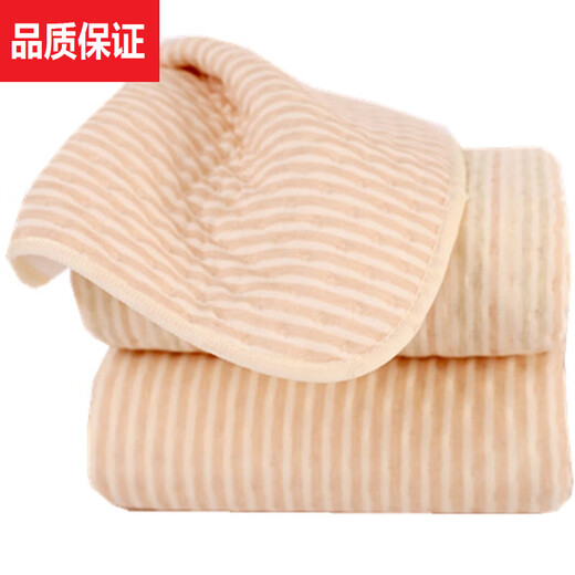 名享优品纯棉隔尿垫防水可洗新生婴儿尿垫可水洗彩棉隔尿垫1.8大号姨妈垫 彩棉两面可用30*45cm混搭4条 图 0x0cm