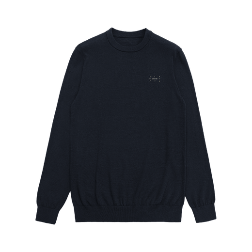 Mr. BU BU BU BU Lettre brodée T-shirt en laine d'automne Cardigan chaud de laine d'automne BF11978 Piano Black S __165