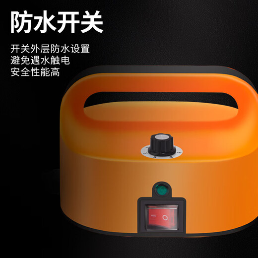 Kenit German household high-temperature and high-pressure steam cleaner air-conditioning kitchen range hood oil stain cleaning multi-functional disinfection machine housekeeping sterilization and disinfection orange external water source standard + glass brush cloth cover