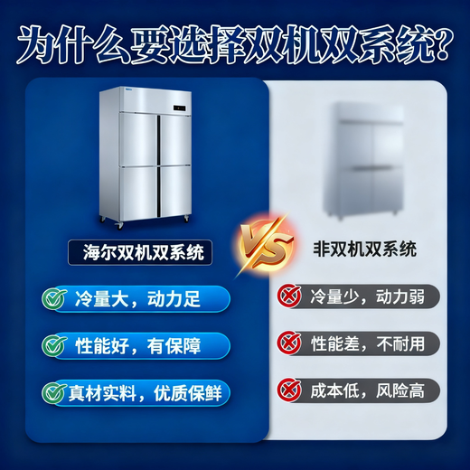 Морозильная камера Haier Коммерческий четырехдверный шестидверный холодильник Кухонный шкаф Вертикальная морозильная камера для гостиниц Задняя кухня Кухонная быстрая морозильная камера Морозильник из нержавеющей стали Шкаф для консервирования свежего мяса Модернизированная модель Haichuan Все медные трубы Высокоточная четырехдверная четырехдверная холодильная камера из нержавеющей стали