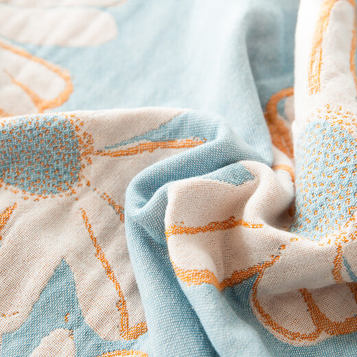 Summer nap small blanket, children's baby blanket, air-conditioned blanket for bed, Happy Alpaca-Pink 120cm*150cm Children's Towel Quilt-Class A Mother