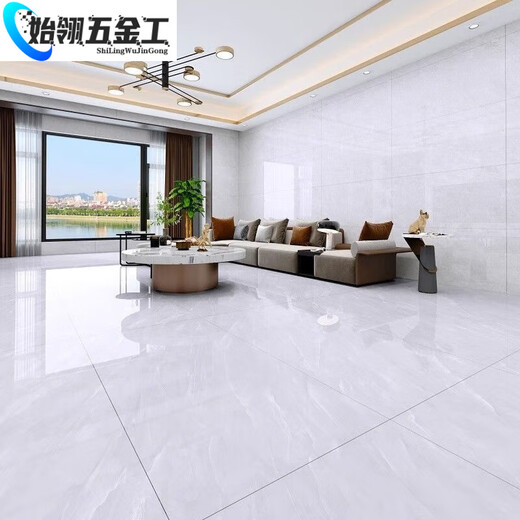 吉品帝通体大理石瓷砖600x1200客厅地砖亮面奶白色卫生间墙砖 桔红色12806