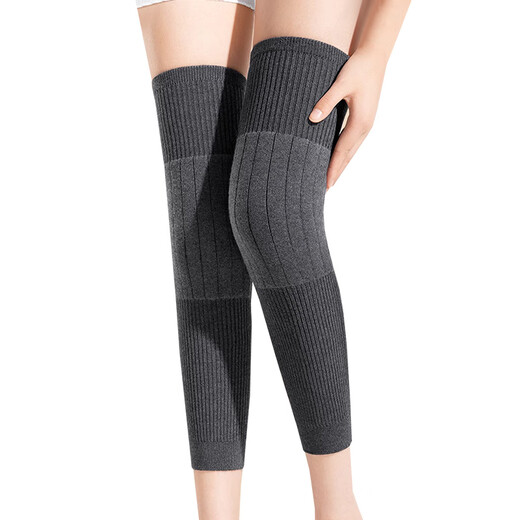 TEEIS German knee pads to keep warm old cold legs for men and women, special for middle-aged and elderly people, knee and leg sleeves for arthritis, extended thick wool, sheep wool extended warm knee pads, one size fits all丨80-180Jin Jin equals 0.5kg, universal丨two packs