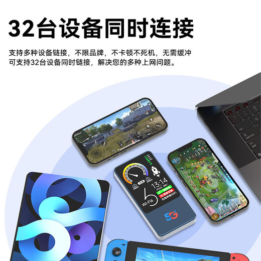 Jie Landon 5G Gigabit velocidad móvil wifi portátil 2025 nuevo modelo sin almacenamiento previo alta velocidad nueva actualización carga de flujo ilimitado enrutador de banda ancha inalámbrico portátil para automóvil genuino 10,000 mAh 5G Emperor Edition 72 core 3c certificación / universal a nivel nacional