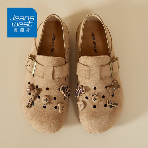 Jeanswest Birkenstock Chaussures pour les femmes Lége de mode Summer Sac Nouveau style HEAD SEMI RESTER LES PLIPPERS EXTÉRIEUR