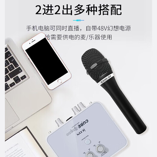 Sennheiser MK4 MK8 professional recording condenser microphone large diaphragm home KTV live singing dubbing wired microphone Mid-Autumn Festival and National Day gifts birthdays for male and female friends MK4+2nano free fine tuning