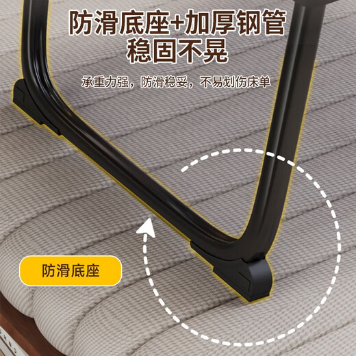 Zhuobo bed computer table desk bed table folding table study table CZ07 walnut color 60*40cm