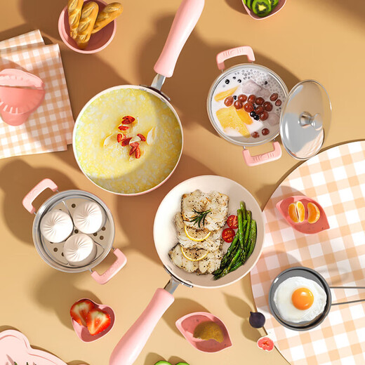 BULUQI mini cuisine véritable ensemble de cuisine ensemble complet de cuisine pour les filles 7-14 ans jouets pour enfants fille cadeau d'anniversaire