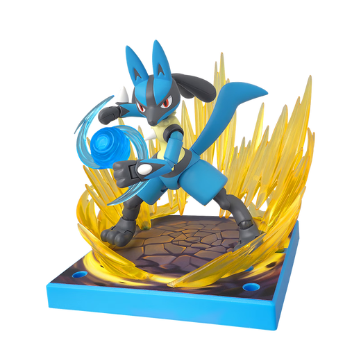 Brooke Brick Man Pokémon Classique L Lucario Modèle Garçons et Filles Jouet Cadeau D'anniversaire Figure Jouet Tendance