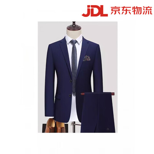 LILANZ Lilanz suit suit men's Korean style slim coat groom wedding dress business professional formal suit black single button suit + trousers XL recommended weight 120-130 Jin Jin equals 0.5 kg