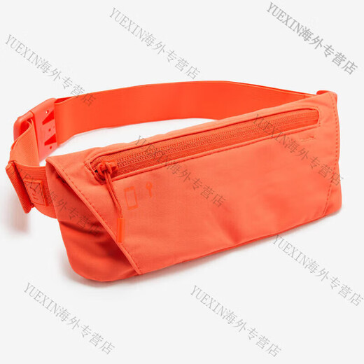 DECATHLON Sports Running Waist Bag Chest and Waist Dual-Purpose Lightweight Outdoor Mountaineering Cycling Mobile Phone Bag Unisex TSC3 Vibrant Orange One Size