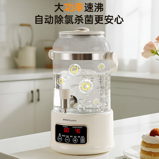 Royalstar Health Pot Large Capacity Flower Tea Bucket Faucet Electric Thermos Bottle Tea Maker Insulation and Boil Water Intelligent Constant Temperature Kettle Kettle 304L Material Glass YST30A