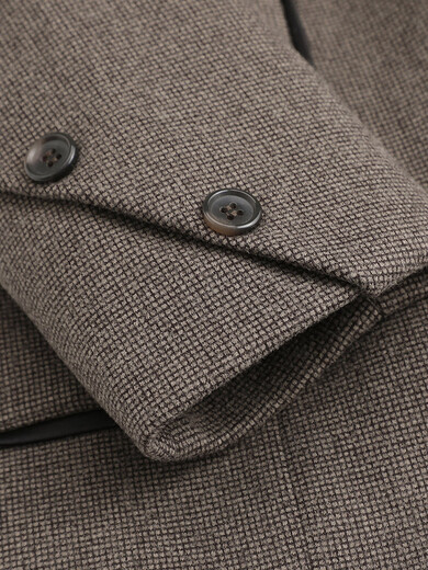 Homesee International Light Luxury High-end Jacket 2025 New Burgundy Casual Suit Jacket Women's Commuting Light Workplace Temperament Burgundy L