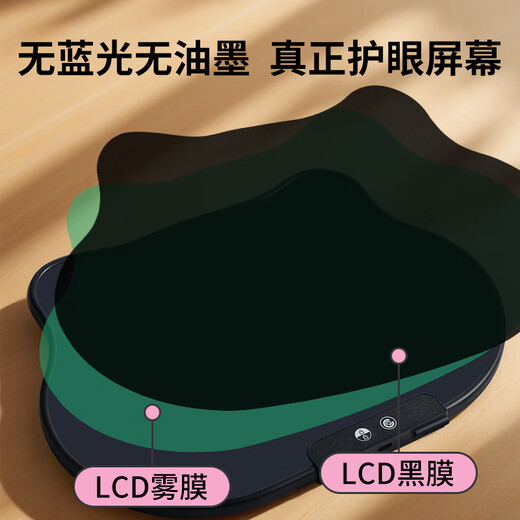 Le tableau d'écriture pour planche à dessin LCD pour enfants PBJ peut éliminer la maison de bébé tableau d'écriture à écran électronique effaçable outil d'écriture d'enseignement spécial pour étudiant peinture graffiti tableau noir électronique sans papier modèle de licorne