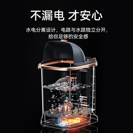 Xianke foot bath bucket electric foot bath knee deep bucket constant temperature heating fully automatic massage 2025 high depth foot action basic model + constant temperature heating