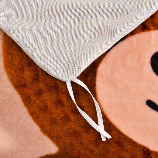 Winter thickened milk velvet four-piece bed skirt style coral velvet gold mink velvet quilt cover double-sided flannel bedding KT Bear bed sheet hanging edge style 1.8 four-piece set-quilt cover 200*230cm