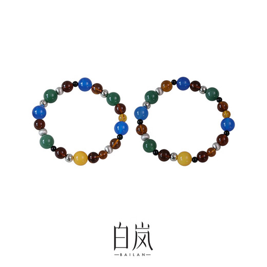 Bai Lan's new Duobao beeswax bracelet, agate new bracelet, women's light luxury jewelry, birthday gift for wife, Duobao beeswax bracelet - large size, will be released in August