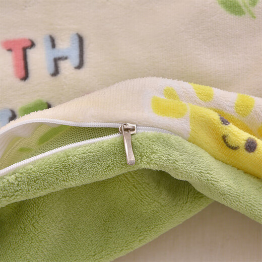 New milk velvet children's kindergarten quilt quilt cover winter warm plus velvet children's quilt cartoon cute quilt cover dinosaur baby soft and comfortable 120x150cm single quilt cover