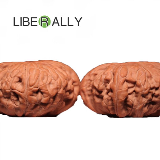 Disc de muelle Lion Lion Head Nuez de la pieza fina de la mano no gubernamental South Xinjiang Stone White Lion Four 42 Mollining Disc 13297