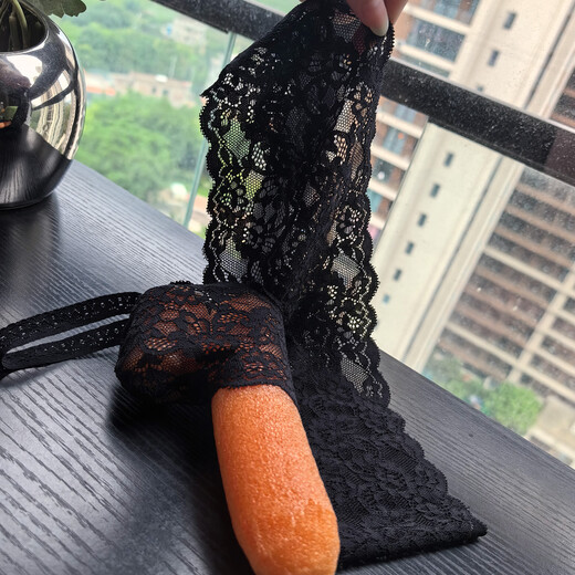 Yeya sexy men's thong, tempting transparent lace wide-brimmed waist, comfortable and open opening JJ set U convex T underwear, black L, recommended 90-135Jin Jin equals 0.5kg, hip circumference within 95