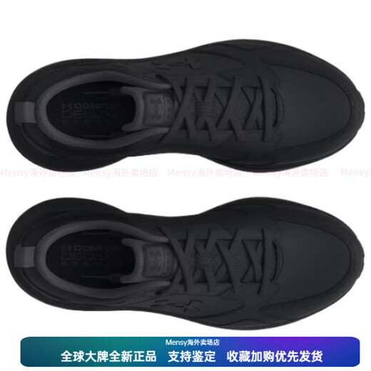 Under ArmorCharged Edge Comfortable, Lightweight, Wear-Resistant, Low-Top Training Shoes, Men's, Black New Year's Gift, Black 41 4E Wide