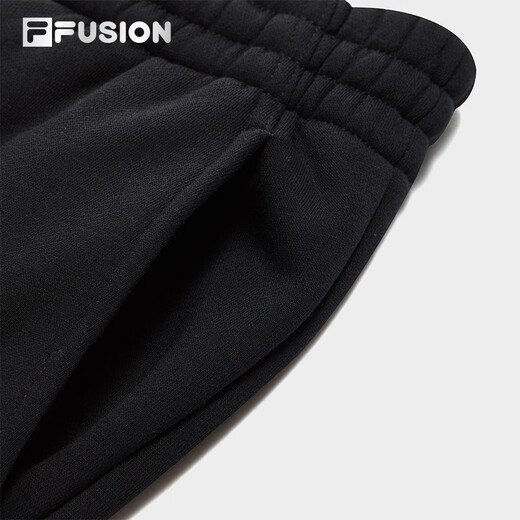 FILA FUSION official fashion brand 2025 winter fashion loose casual warm knitted velvet trousers for women