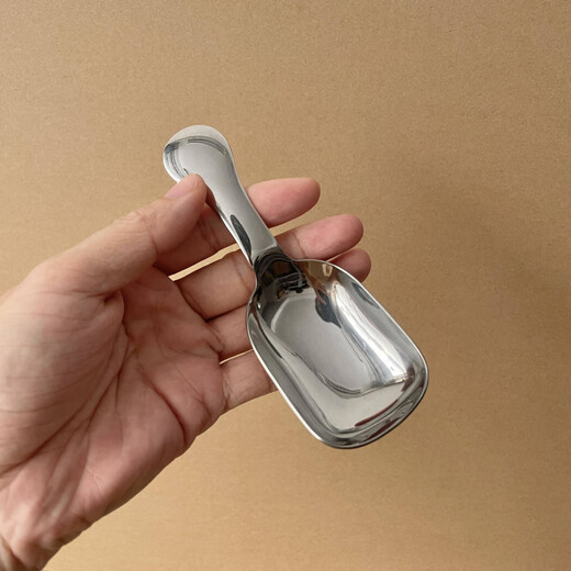 RSRDDY304 stainless steel thickened short-handled teaspoon, mini small spoon, coffee measuring spoon, tea spoon, tea shovel, scoop, spoon, glossy tea spoon, 4 pieces