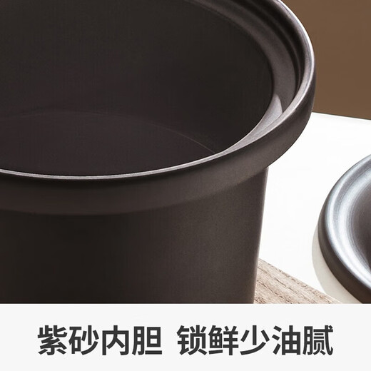 Joyoung quick-stewing electric stew pot, electric casserole, electric stew pot, soup pot, multi-functional pot, purple casserole, baby stew pot, large capacity 5L bird's nest porridge electric cooker GD505