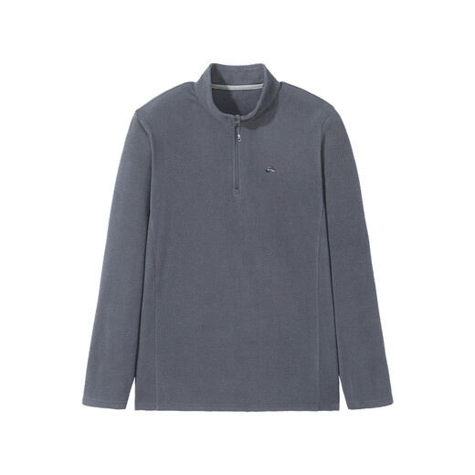 Pathfinder outdoor fleece jacket men's sports mountaineering top pullover casual stand-up collar bottoming shirt half-cardigan sports warm top