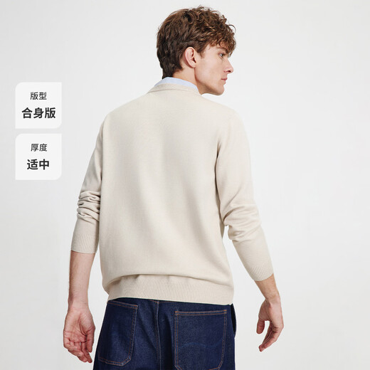 Navigare Italian small sailing ship 25 autumn and winter new men's fake two-piece sweater with shirt collar sweater 1144015303