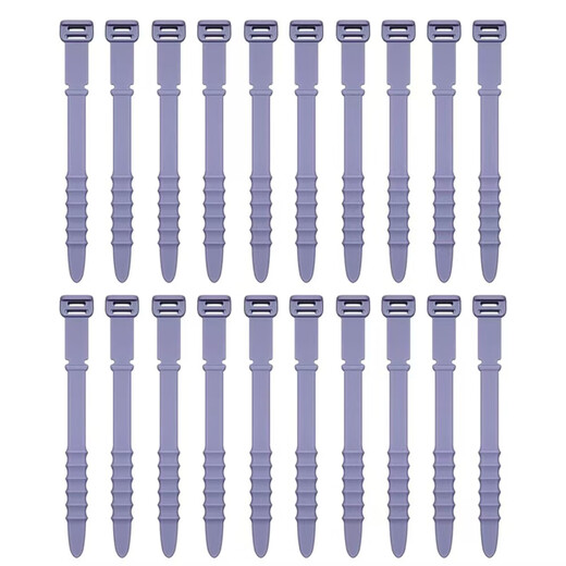 Creative fishbone silicone cable manager, data cable storage tie, headphone cable winder, anti-loss soft rubber strap, cable fixer, storage cable tie, fishbone silicone cable manager, 1 random color