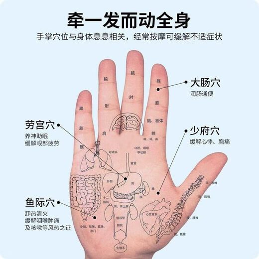 MIAOJIE hand massager joint acupuncture point palm kneading artifact hot compress care instrument finger massager H60 wireless hot compress upgraded model