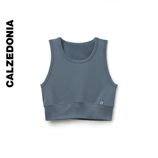 Calzedonia Kaze Italian Socks Spring and Autumn Fashion Seamless Sports Bra Yoga Pilates Vest MODT0018 Dark Blue-080F One Size M /L