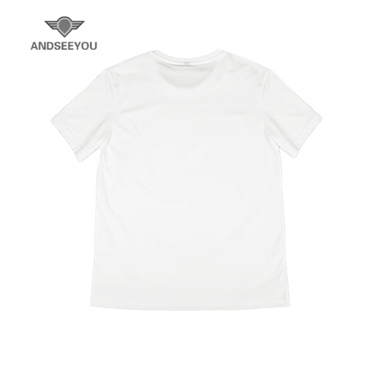 Camiseta sin género de manga corta de la marca Andseeyou, la nueva camiseta de tendencia nacional de moda de verano, modelos de modernas y transpirables modelos de modernas, blanco 2xl blanco, blanco 2xl