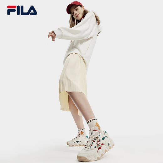FILA Official Dad Shoes Women's Shoes Sports Shoes Christmas Croissant Shoes Casual Shoes