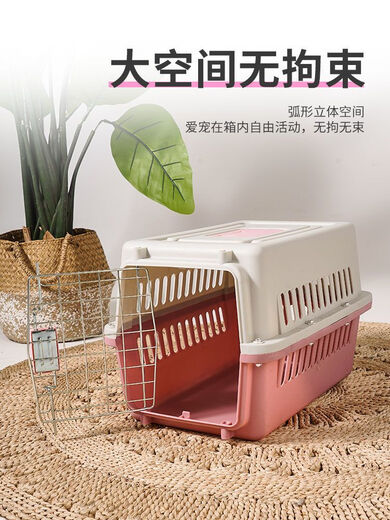 OYKTN Standard Flight Case Cat and Dog Travel Case Medium-sized Dog and Dog Case Cat Car Flight Case Special Price Clearance Affordable Package Bare Case Condensing Smoke Powder (Depending on the suitability of the box size)