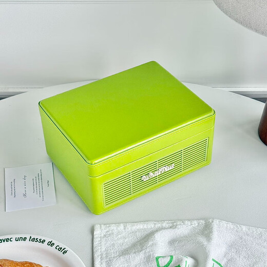 Ask Plus WHATPLUS C300 all-in-one CD player audiophile album player retro CD player record player shape Bluetooth speaker Bluetooth cd player birthday gift C300 avocado green 2nd generation + genuine CD